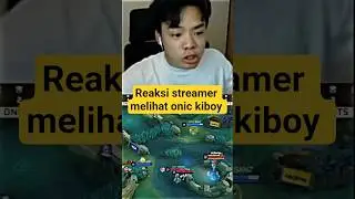Reaksi streamer melihat onic kiboy🥶 #mlbbm7 #mlbb #shorts