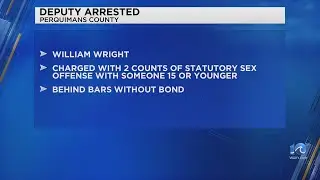 Perquimans County deputy arrested after investigation into sexual offense with a minor: NC SBI