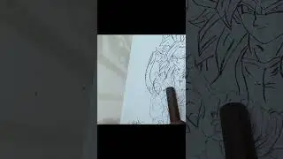 #Inking Goku ssj4 drawing draw by Sarthak like share comment and subscribe 