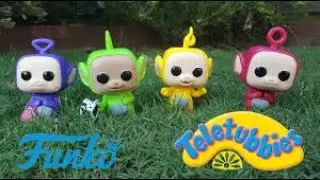 funko pop teletubbies unboxing -סרטון פופים חדש של ארבעת חברי הטלטאביז המופלאים.