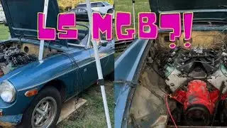 LS swap MGB well under way!!
