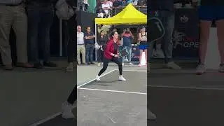 #saniamirza playing Pickle Ball at Indian open 2024 . #pickleball #timesapplaud