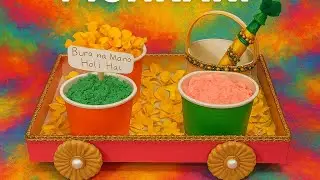 Diy Holi craft #trending #viralvideo #ytshortvideo #shorts #art #craft #holicelebration #holispecial
