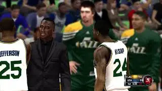NBA 2K12 Gameplay - Los Angeles Lakers vs Utah Jazz