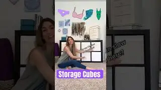 Storage cubes are the answer to all your organizational needs #shorts