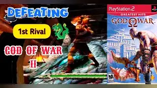 God of War 2 | Defeating 1st Enemy 🔥 | PS2 Gameplay | Gaming Universe 🎮