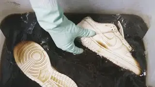 Nike Dunk Low Coffee Dye | How to Dip Dye your Shoes Easy Step by Step Guide! (AMAZING RESULTS) ☕ 😍