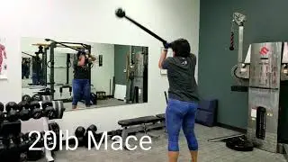 20lb Mace Swings - Tennis Training with Pulse Personal Training