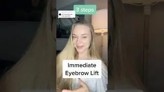 Instant Brow Lift &ndash; 3 Easy Steps! #BrowLift #HoodedEyes #EyebrowLift