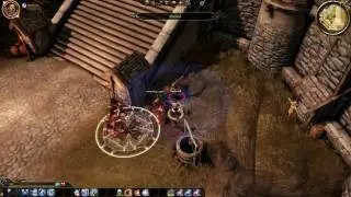 [HD] Dragon Age Origins - Redcliffe Castle Revenant - SOLO Nightmare Difficulty - Dual Wield Warrior