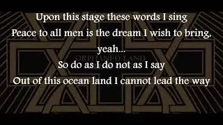 The Simple Man - ORPHANED LAND - HD- 2013 - Lyrics