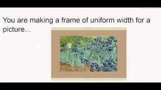 Quadratic Word Problems - Uniform Width