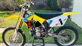 2005 SUSUKI RM250 WALK AROUND 2 STROKE PROJECT PART 3 FINISHED PRO CIRCUIT PRO TAPER RM250