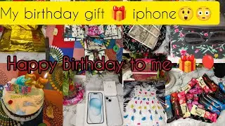 iPhone Gift 🎁 my birthday 🎊 🎂 special|| Happy Birthday to me 🎁🎈🎂 || birthday vlog 