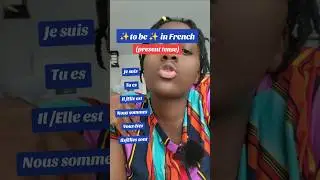 Practice your French daily! 🎤✍️🏾 #french #tobe #frenchforbeginner #easyfrench #slowfrench