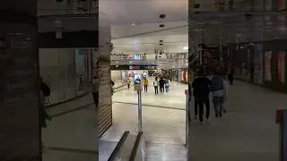 Germany, Munich, subway ride from Karlsplatz to Hauptbahnhof