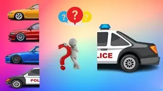 CORRECTLY GUESS THE POLICE CAR HEAD | GUESS THE PICTURES CORRECTLY IF YOU CAN | @skarcreators.