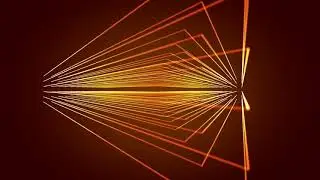 Animated Yellowish Red Laser Beams Optical Device Background