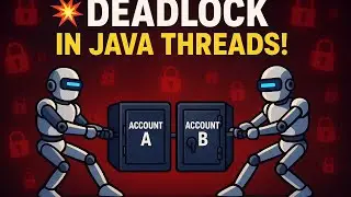 🔥 Java Deadlock Explained | Threads Waiting Forever & How to Fix It (Ordered Locking + tryLock)