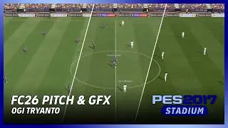 Реальная трава и мод освещения нового уровня для PES 2017! Как и в EA Sport FC 26 (CPK и Sider)
