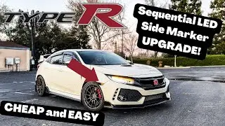 MUST HAVE! Светодиодные габаритные огни для Honda Civic Type R! Последовательный поворотник