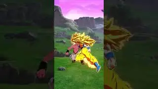 Ss3 transformation #dragonballsparkingzero #ss3goku #shorts