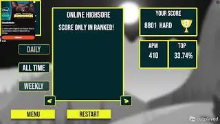 LoL Dodge Game Dodge+Skillshot HARD 8801 (No E+Flash)