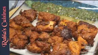 Spicy Fried Fish Platter with Chutney| RabiasCuisines