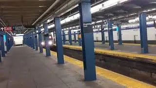 Kingsbridge road bound R68 (B) Express train arriving at Kingsbridge road!