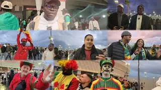 Tanger: Réaction des supporters sénégalais et congolais 