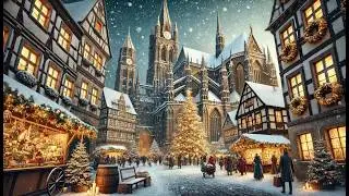 Cozy Small Town Christmas | 1 Hour of Holiday Ambience with Relaxing Music