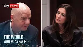 FIFA boss Infantino apologises for fans joke - and insists Trump deserved peace prize | The World