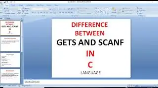 Gets and scanf function difference in hindi