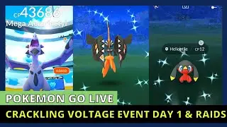 Crackling Voltage Event Day 1 & Tapu Koko Raids