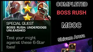Completed Boss Rush and got him. Feeling sad and tired | Marvel | MCOC |