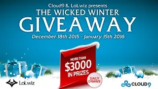 LoLwiz & Cloud9 Wicked Winter Giveaway