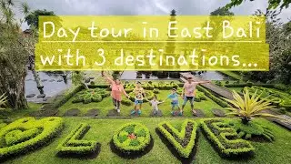Day tour in East Bali with 3 destinations and lunch by the rice terraces 🌾🏖🐓