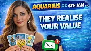 AQUARIUS ♒ 4TH JAN 🌬️ THEY REALISE YOUR VALUE NOW | MESSAGE &bull; TRUTH &bull; SHIFT CONFIRMED
