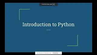 Introduction to Python