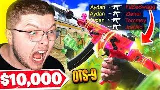How we WON $10,000 Killing the BEST WARZONE PRO PLAYERS!!! 🤑 (OTS-9)