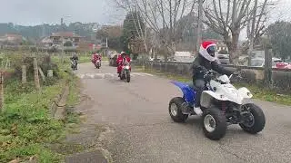 Papanoelada motera en Dornelas #navidad #moto #somosmos