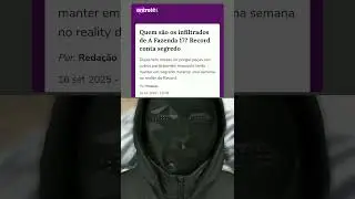 Infiltrados na Fazenda 17 #afazenda #tvrecord #programa