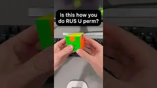 Not your fancy U perm 🤨 #cubing