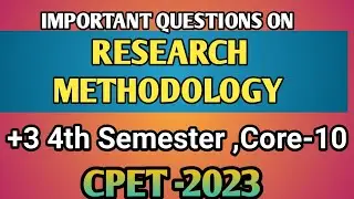 Important questions on Research Methodology