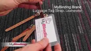 1121049 - Luggage Tag Strap, Leatherette Demo