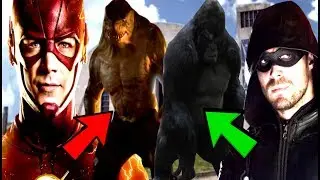 The Flash Season 4 Crossover Breakdown!!! King Shark And Gorilla Grood Villian Tease!!!