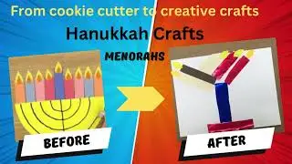 Hanukkah Crafts-Menorahs