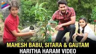 Mahesh Babu, Sitara and Gautam Haritha Haram Video | Haritha Haram Challenge | Mahesh Babu
