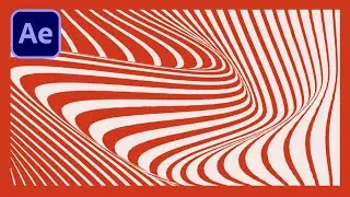 How to Mesh Warp Blended Line Pattern in After Effects and Illustrator