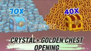 INSANE LUCK! 70x Crystal & 40x Golden Chest Opening! 💎 STICK WAR LEGACY 